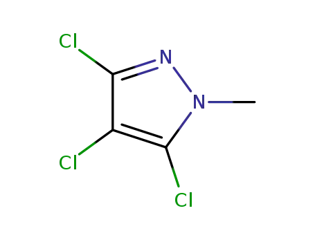 Molecular Structure of 90445-57-1 (1H-Pyrazole, 3,4,5-trichloro-1-methyl-)