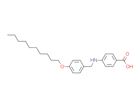 Benzoic acid, 4-[[[4-(decyloxy)phenyl]methyl]amino]-
