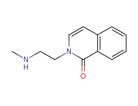 Molecular Structure of 113582-20-0 (1(2H)-Isoquinolinone, 2-[2-(methylamino)ethyl]-)