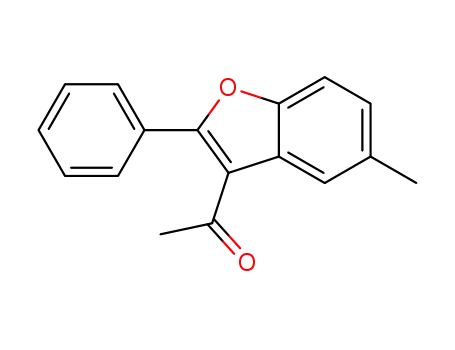 2-phenyl-3-acetyl-5-methylbenzofuran