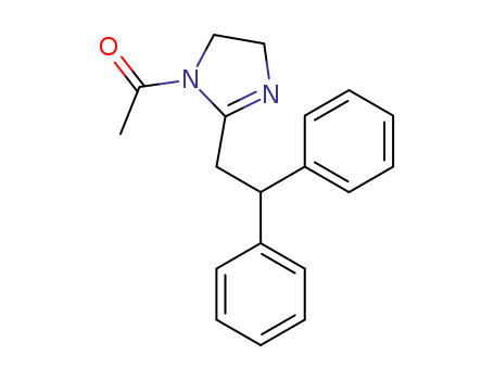 1-acetyl-2-(2,2-diphenyl-ethyl)-4,5-dihydro-1<i>H</i>-imidazole