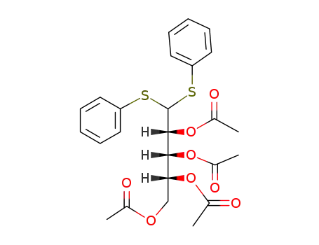 (2R,3R,4R)-5,5-bis(phenylthio)pentane-1,2,3,4-tetrayl tetraacetate