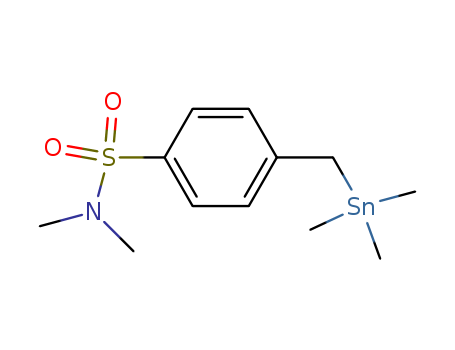 Benzenesulfonamide,N,N-dimethyl-4-[(trimethylstannyl)methyl]-