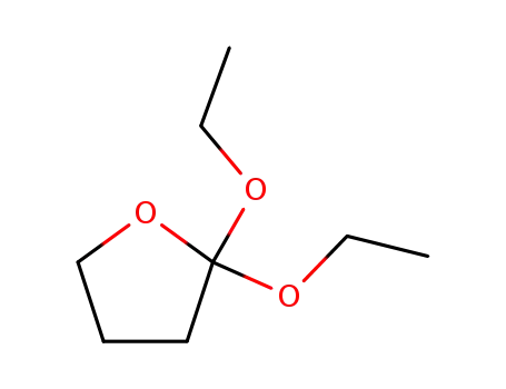 Molecular Structure of 52263-97-5 (Furan, 2,2-diethoxytetrahydro-)