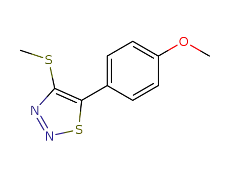 5-(4-Methoxyphenyl)-4-(methylthio)-1,2,3-thiadiazole