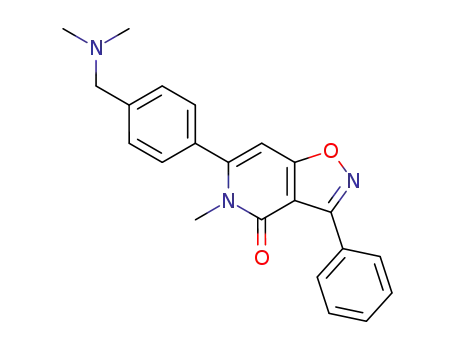 Molecular Structure of 64769-68-2 (3-[4-(dimethylaminomethyl)phenyl]-4-methyl-7-phenyl-9-oxa-4,8-diazabicyclo[4.3.0]nona-2,7,10-trien-5-one)