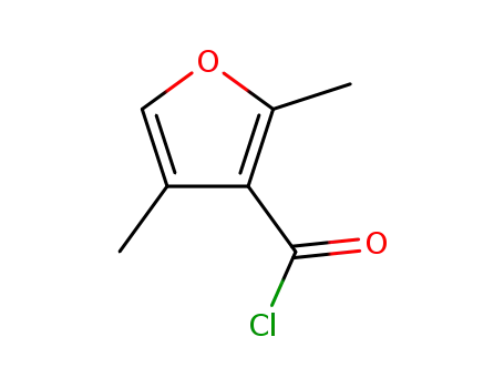 3-푸란카르보닐 클로라이드, 2,4-디메틸-(9CI)