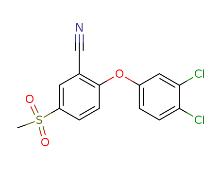 2-(3,4-dichlorophenoxy)-5-(methylsulfonyl)benzonitrile