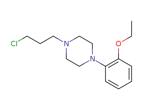 Molecular Structure of 103997-60-0 (1-(3-chloropropyl)-4-(2-ethoxyphenyl)-piperazine)