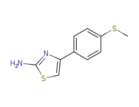 Best price/ 4-(4-Methylsulfanylphenyl)-thiazol-2-ylamine  CAS NO.105512-85-4