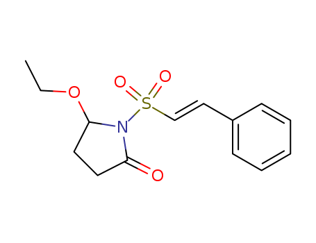 2-Pyrrolidinone,5-ethoxy-1-[(2-phenylethenyl)sulfonyl]-