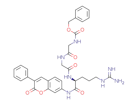7-(Z-Glycylglycyl-L-arginamido)-3-phenylcoumarin