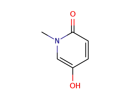 Molecular Structure of 29094-75-5 (5-Hydroxy-1-methyl-1H-pyridin-2-one)