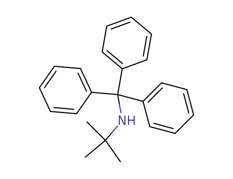 Molecular Structure of 21736-26-5 (2-methyl-N-tritylpropan-2-amine)