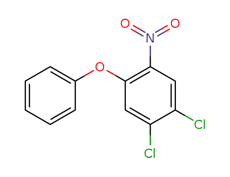 Molecular Structure of 78239-93-7 ((4,5-dichloro-2-nitro-phenyl)-phenyl ether)