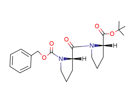 Molecular Structure of 51871-50-2 (L-Proline, 1-[1-[(phenylmethoxy)carbonyl]-L-prolyl]-, 1,1-dimethylethyl
ester)