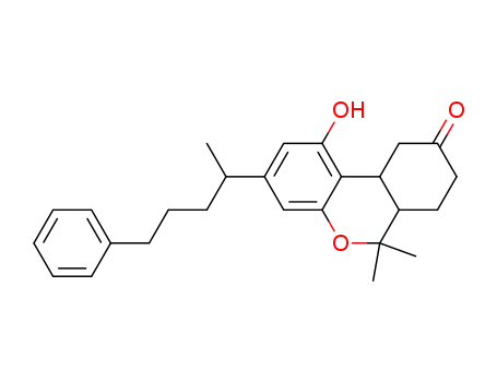 dl-6aβ,7,10,10aα-tetrahydro-1-hydroxy-6,6-dimethyl-3-(1-methyl-4-phenylbutyl)-6H-dibenzo[b,d]pyran-9(8H)-one
