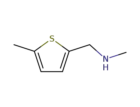 Molecular Structure of 82230-49-7 (N-methyl-1-(5-methyl-2-thienyl)methanamine(SALTDATA: HCl))