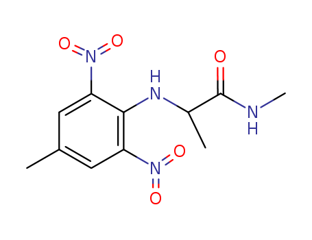 Propanamide,N-methyl-2-[(4-methyl-2,6-dinitrophenyl)amino]-