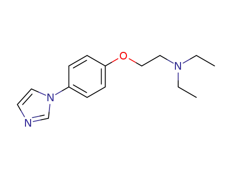 Molecular Structure of 122958-17-2 (Ethanamine, N,N-diethyl-2-[4-(1H-imidazol-1-yl)phenoxy]-)