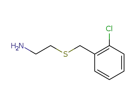 Molecular Structure of 42416-23-9 (2-[(2-CHLOROBENZYL)THIO]ETHYLAMINE)