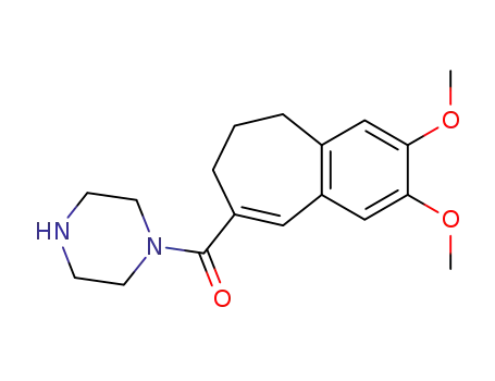 1-(2,3-dimethoxy-6,7-dihydro-5H-benzocyclohepten-8-ylcarbonyl)piperazine