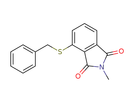 2-methyl-4-(phenylmethylthio)-1H-isoindole-1,3-(2H)-dione