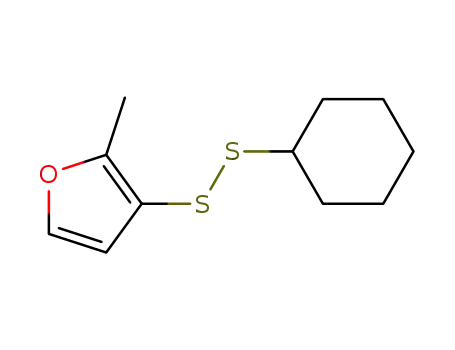 Molecular Structure of 61197-12-4 (Furan, 3-(cyclohexyldithio)-2-methyl-)