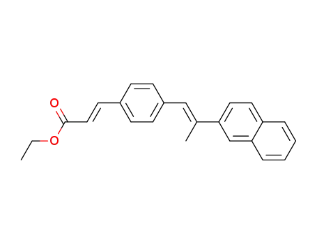 ethyl 4-[2-all-trans-(2'-naphthyl)-propenyl]-cinnamate