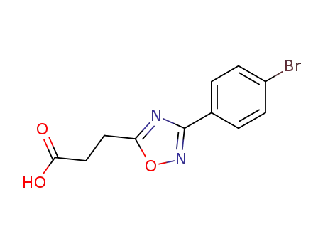 3-(3-(4-Bromophenyl)-1,2,4-oxadiazol-5-yl)propanoic acid