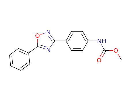 [4-(5-phenyl-1,2,4-oxadiazol-3-yl)phenyl]carbamic acid, methyl ester