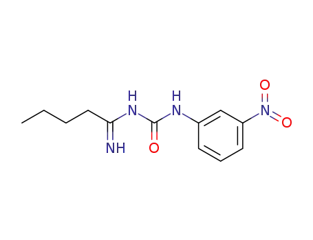 Molecular Structure of 731744-72-2 (1-(3-Nitrophenyl)-3-(pentanimidoyl)urea)