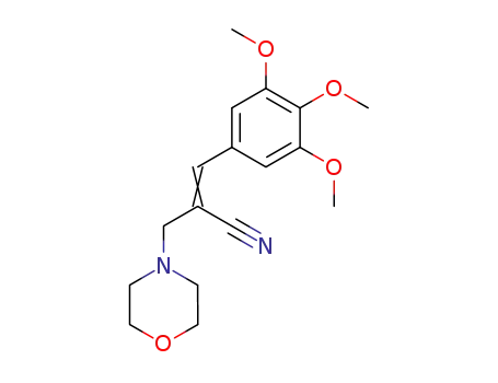 2-morpholin-4-ylmethyl-3-(3,4,5-trimethoxy-phenyl)-acrylonitrile