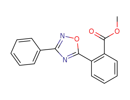 Molecular Structure of 63274-22-6 (Benzoic acid, 2-(3-phenyl-1,2,4-oxadiazol-5-yl)-, methyl ester)