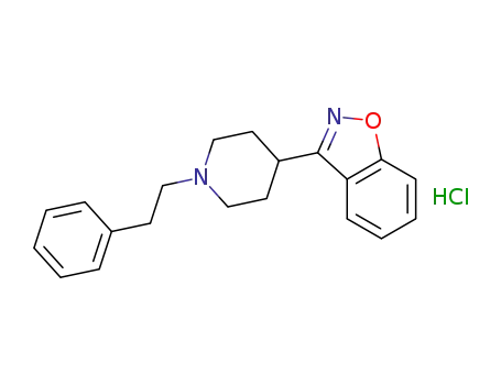 3-[1-(β-Phenylethyl)-4-piperidyl]-1,2-benzisoxazole hydrochloride
