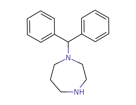 Molecular Structure of 30486-56-7 (1-(DIPHENYLMETHYL)HEXAHYDRO-1H-1,4-DIAZEPINE)