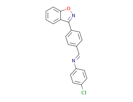 <i>N</i>-(4-benzo[<i>d</i>]isoxazol-3-yl-benzylidene)-4-chloro-aniline