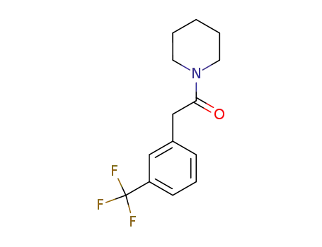 1-[[3-(trifluoromethyl)phenyl]acetyl]piperidine