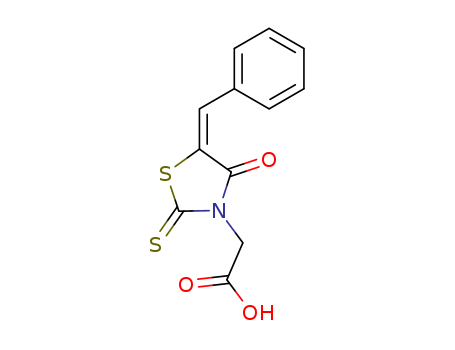 [(5Z)-5-benzylidene-4-oxo-2-thioxo-1,3-thiazolidin-3-yl]acetic acid(SALTDATA: FREE)