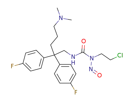 N-(2-クロロエチル)-N′-[5-ジメチルアミノ-2,2-ビス(4-フルオロフェニル)ペンチル]-N-ニトロソ尿素