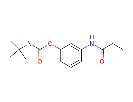 Carbamic acid, (1,1-dimethylethyl)-, 3-((1-oxopropyl)amino)phenyl ester (9CI) cas  17788-26-0