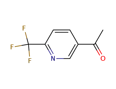 Molecular Structure of 358780-14-0 (1-[6-(TRIFLUOROMETHYL)PYRIDIN-3-YL]ETHANONE)