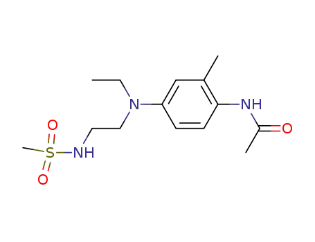 4-acetamino-3-methyl-N-(β-methanesulfonamidoethyl)-N-ethylaniline