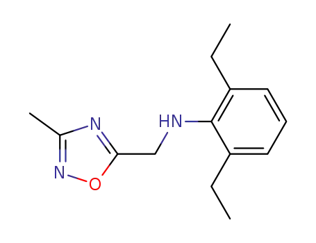2,6-diethyl-N-(3'-methyl-1',2',4'-oxadiazol-5'-yl-methyl)-aniline