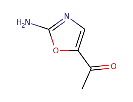 Molecular Structure of 87005-17-2 (Ethanone, 1-(2-amino-5-oxazolyl)- (9CI))