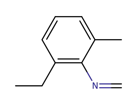 Molecular Structure of 35203-06-6 (2-Ethyl-6-methyl-N-methylenebenzenamine)