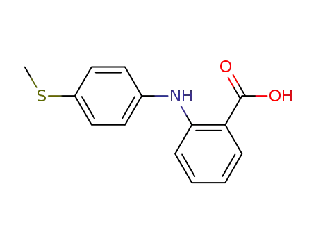 Benzoic acid, 2-[[4-(methylthio)phenyl]amino]-