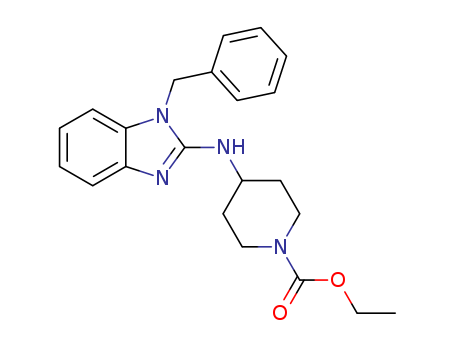 1-Piperidinecarboxylicacid, 4-[[1-(phenylmethyl)-1H-benzimidazol-2-yl]amino]-, ethyl ester