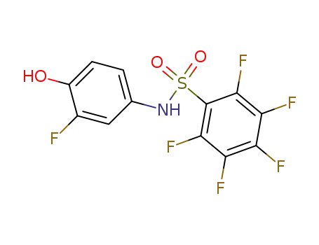 Benzenesulfonamide,
2,3,4,5,6-pentafluoro-N-(3-fluoro-4-hydroxyphenyl)-