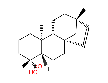 Molecular Structure of 27975-21-9 (17-Norkaur-15-en-18-oicacid, 13-methyl-, (4a,8b,13b)-)